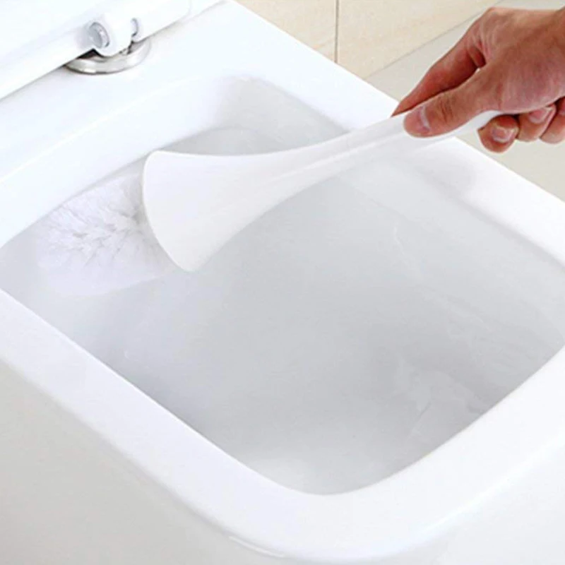 14*38 см креативная Европейская ванная сменная щетка для унитаза набор рупорной формы туалетная щетка с держателем