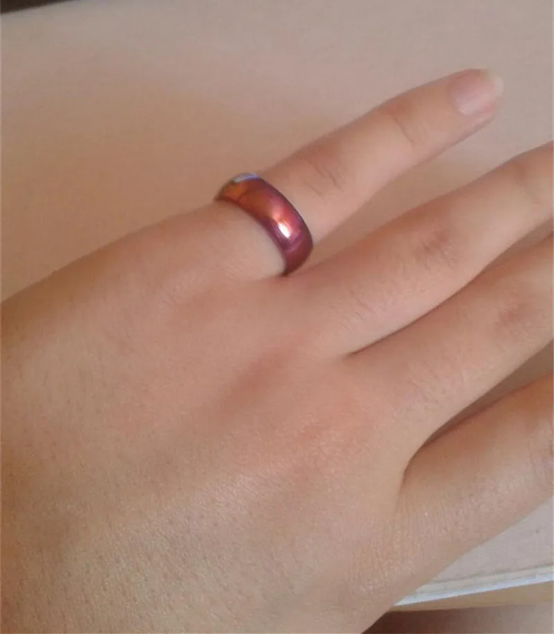 Классические мужские и женские радужные красочные кольца из титановой стали обручальное кольцо Ширина 2 4 6 8 мм Размер 6-12 подарок WTR93
