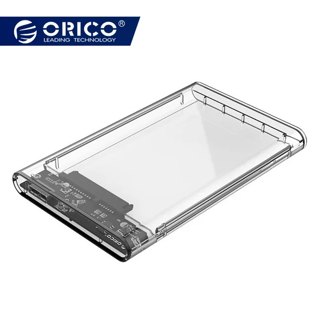 ORICO 2139U3 2,5 дюйма Прозрачный USB3.0 до Sata 3,0 HDD Case инструментов 5 Гбит Поддержка 2 ТБ протокола UASP жесткий диск