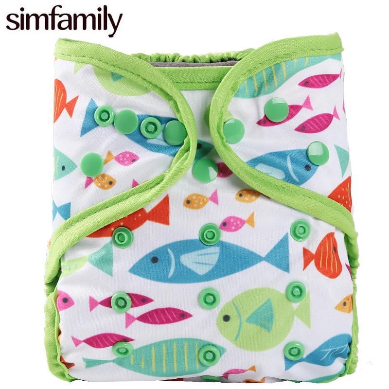 

[simfamily]1PCReusable Waterproof PUL Cloth Diaper Nappies Baby Cloth Diaper Nappy Covers One Size Fits All Baby Washable