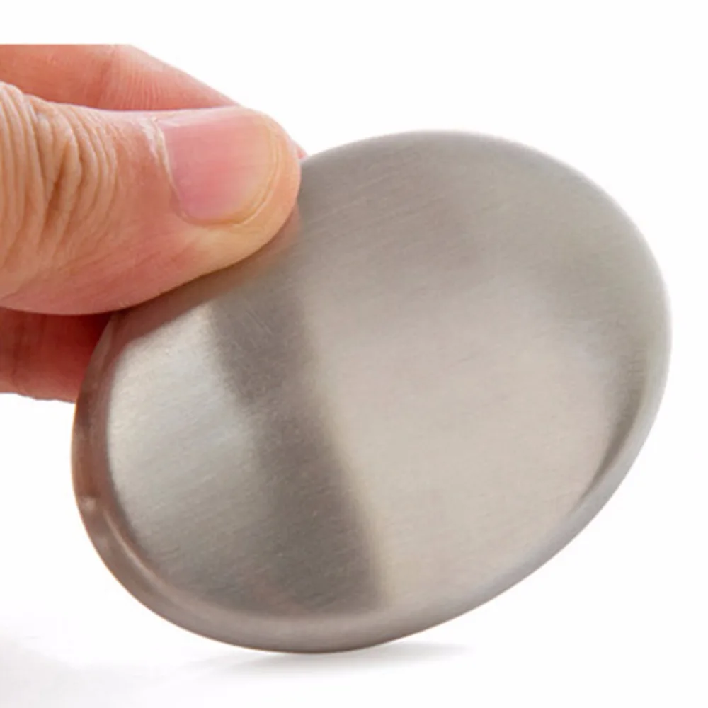 

Practical Stainless Steel Soap Deodorize Garlic Onion Smell From Hands Magic Soap Eliminating Odo Bath Soap Kitchen Tool