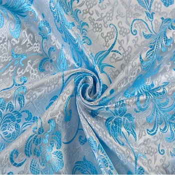 

115x100cm High Quality Metallic Jacquard Brocade Fabric,3D jacquard yarn dyed fabric for clothing,bedding,bag,curtain