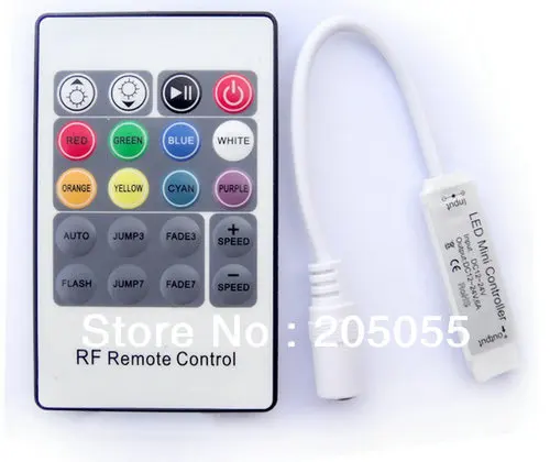 Мини 20-кнопочный пульт дистанционного управления RF 4-контактный для RGB 3528 5050