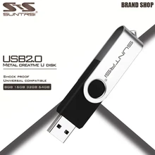 Suntrsi красочные USB флэш-накопитель 8 Гб оперативной памяти, 16 Гб встроенной памяти, 32 ГБ Металл Мини USB2 флешки в режиме реального Ёмкость 64 ГБ USB флэш-накопитель с логотипом на выбор заказчика