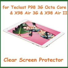 20 штук Ultra Clear Экран протектор Защитная Плёнки для Планшеты PC 9." Teclast P98 3G Восьмиядерный X98 Air 3G x98 Air II 235*164.5 мм