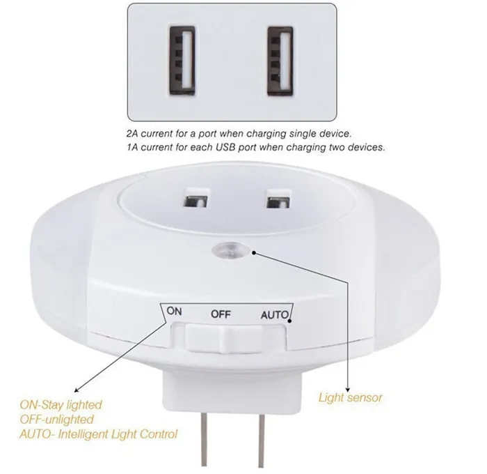 USB led night light 3