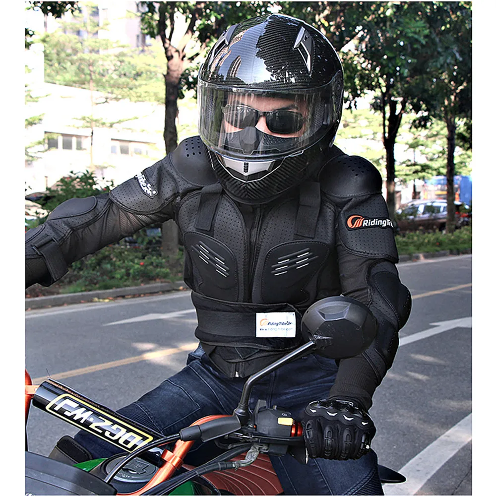 Езда племя Мужская мотоциклетная куртка ATV Броня всего тела мотокросса Защитное снаряжение HX-P13