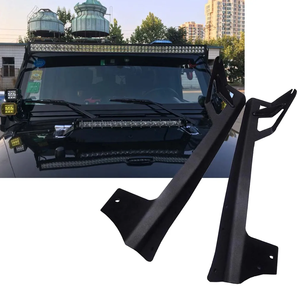 Алюминиевый светодиодный светильник 52 дюйма Монтажный кронштейн для Jeep Wrangler JK 2007