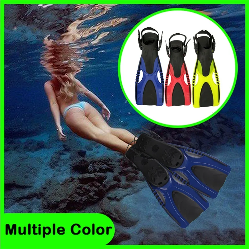 Swimming Fins Frog shoes for Adult Snorkeling Shoes Foot Diving Fins Swimming Equipment Portable