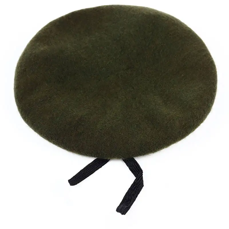 VORON Men and Women Pure Wool Beret Hat For Special Forces Soldiers Death Squads Military Training Camp Hats man in beret Berets
