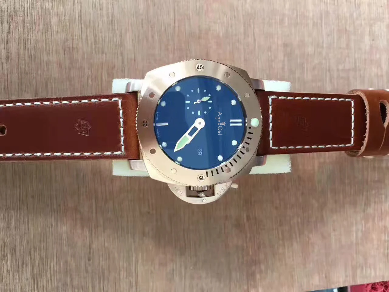 

Luxury Brand New Men Automatic Mechanical Sapphire Stainless Steel Watches Silver Brown Black Leather Watch Luminous AAA Limited
