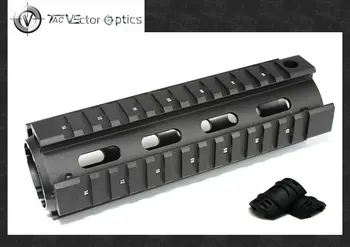 

Vector Optics .223 5.56 RIS Handguard Picatinny & Weaver Quad Rail System Free 12-pack Guards