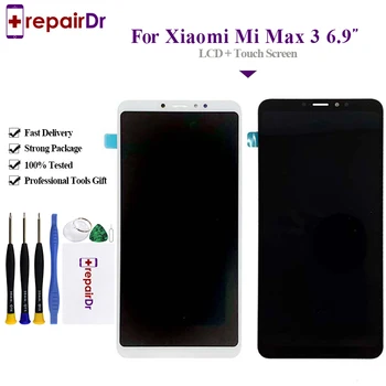 

5PCS NEW For Xiaomi Mi MAX 3 LCD Display Touch Screen Digitizer Assembly With Frame Replacement Parts For Xiaomi Mi MAX 3 LCD