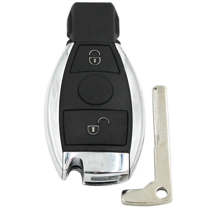 2 кнопки умный ключ Fob 315 MHz 433 MHz для Mercedes Benz Авто дистанционный ключ поддержка NEC и BGA 2000+ год
