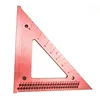 Travail du bois Triangle ligne règle trou Scribing jauge précision Triangle Scribe règle travail du bois barrée outil de mesure ► Photo 3/5