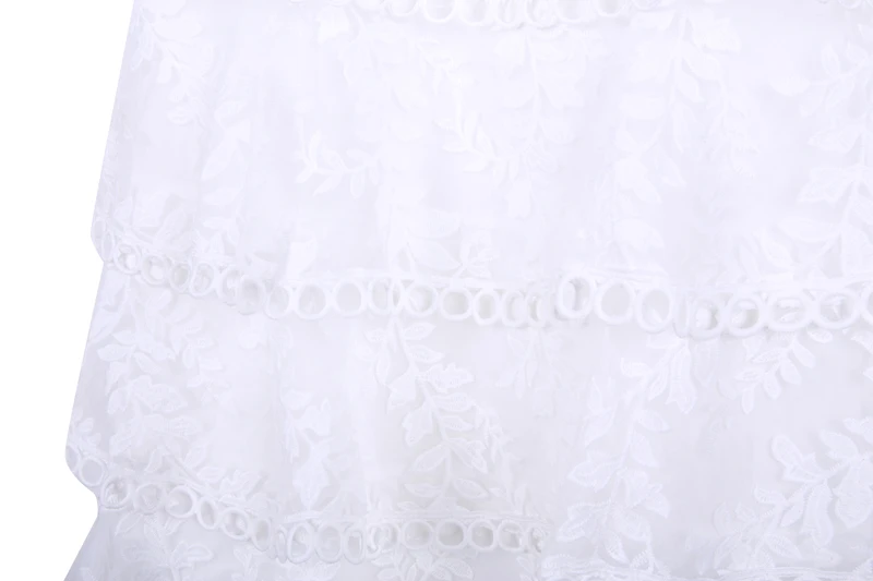 Женские высококачественные модные дизайнерские элегантные облегающие вечерние платья, белые Подиумные летние кружевные сексуальные длинные платья макси 288290