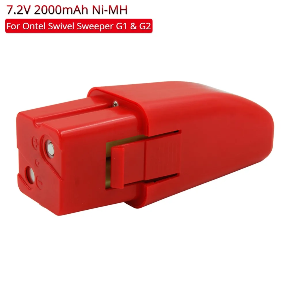 

Vacuum Cleaners Replacement Rehcargeable Battery 7.2V 2000mAh Ni-MH for Ontel Swivel Sweeper G1 & G2 Nimh Batteries high quality