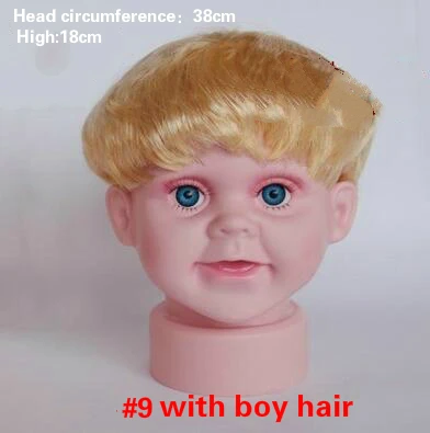 Tour De Tete 1 Piece 38cm Bebe Modele De Perruque Pour Bebe Garcon Chapeau De Spectacle Lunettes Echarpe Mannequin Affichage De Fenetre Vente En Gros Aliexpress