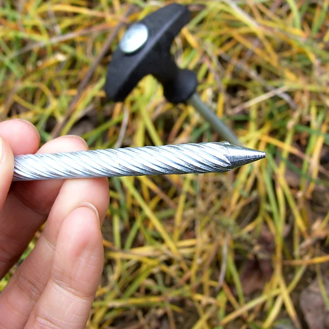 Nail Stakes Winced Iron Camping Tent Pegs - Image 2