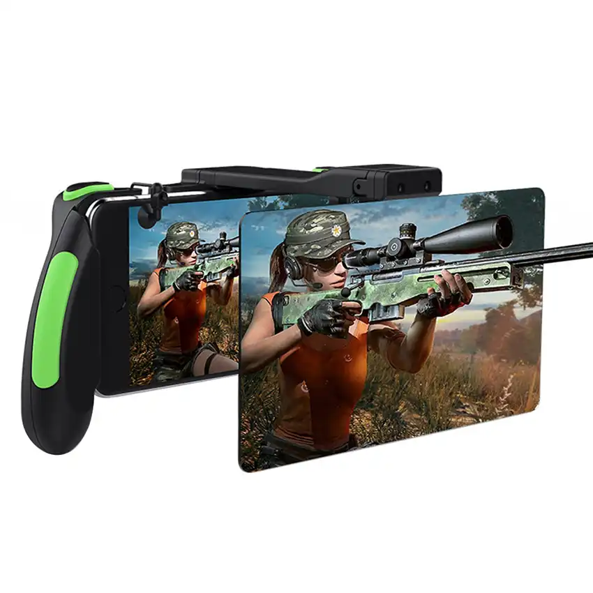 Game Handle For Pubg Mobile Game Controller Gamepad Trigger Aim Fire Button Shooter With Zoom Function Gamepads Joystick Aliexpress