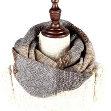 Модный зимний снуд, женский шарф, толстый, двойной, вязанный, шерстяной воротник, шаль, для шеи, теплый, высокое качество, шарфы, мягкий женский шарф, SQ308-2