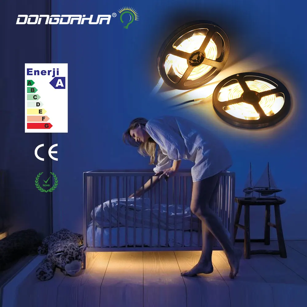 

The Strip Light Waterproof SMD 2835 LED Strip Light 60LEDs / M New Year Lamp String Ribbon more Bright Ribbon Lighting