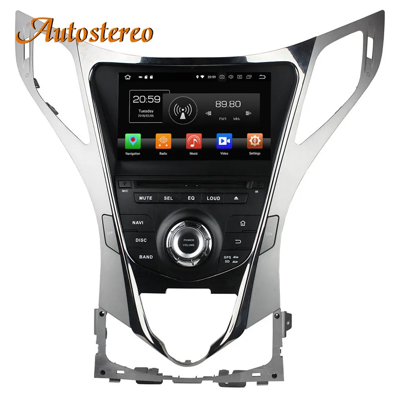 Autostereo Android 8 dvd-плеер автомобиля gps навигации для hyundai AZERA Grandeur i55 2011 + головного устройства мультимедийный плеер магнитофон