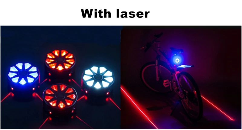 9LED+ 2 Laser) для велосипеда, задний светильник лазерный габаритный задний фонарь для мотоцикла езды на велосипеде, Предупреждение Аксессуары для велосипеда задний фонарь для велосипеда с возможностью светильник хвост светильник