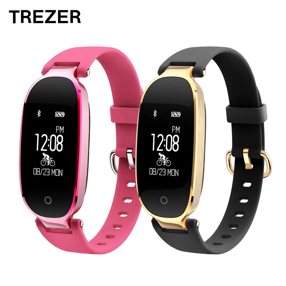 TREZER S3 Bluetooth Smart Watch Fashion Women Ladies Heart Rate Monitor Fitness Tracker Waterproof Smart watch for Android IOS