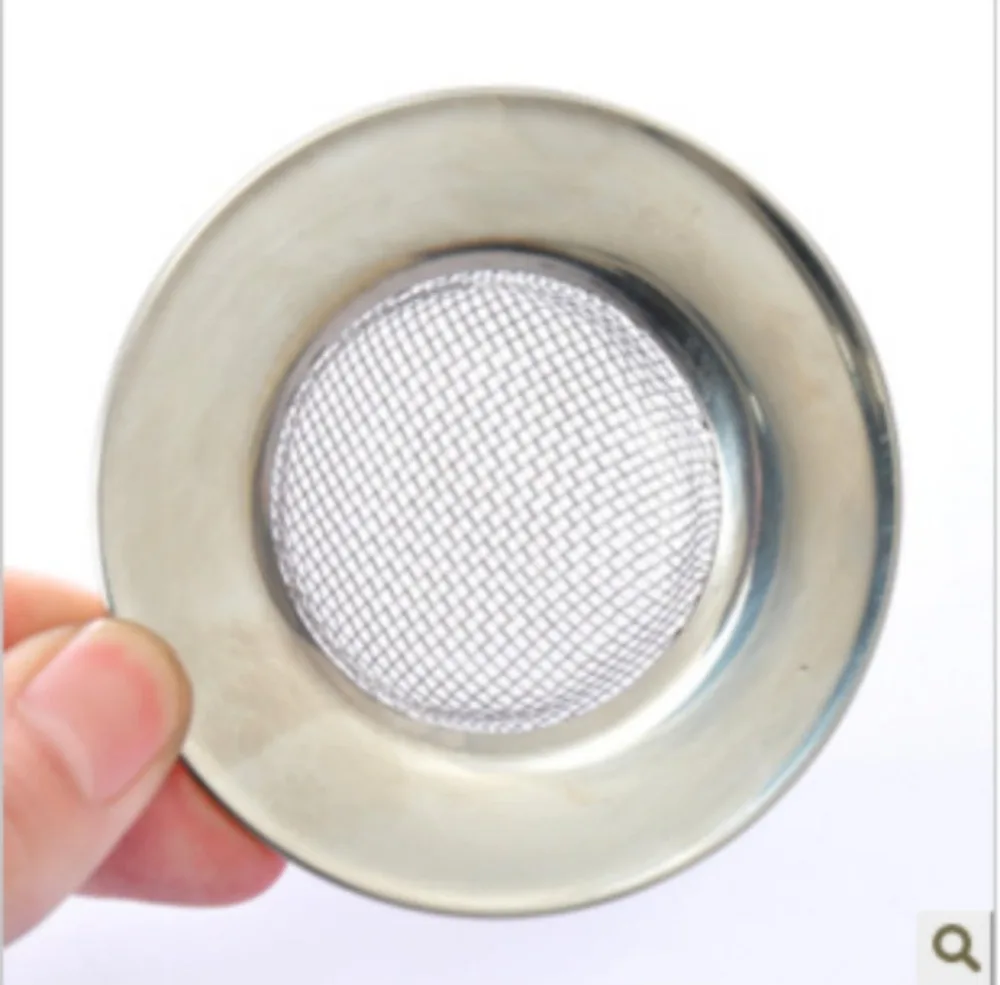 Stainless Steel Kitchen Sewer Sink Strainer Filter Wide Brimmed Filter