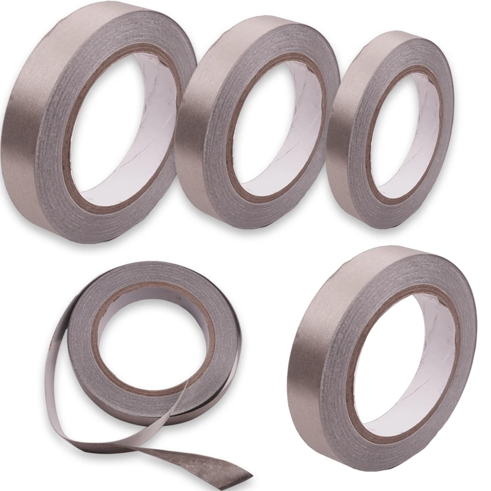 Buy 15MM*20M Silver Adhesive Conductive Fabric Cloth