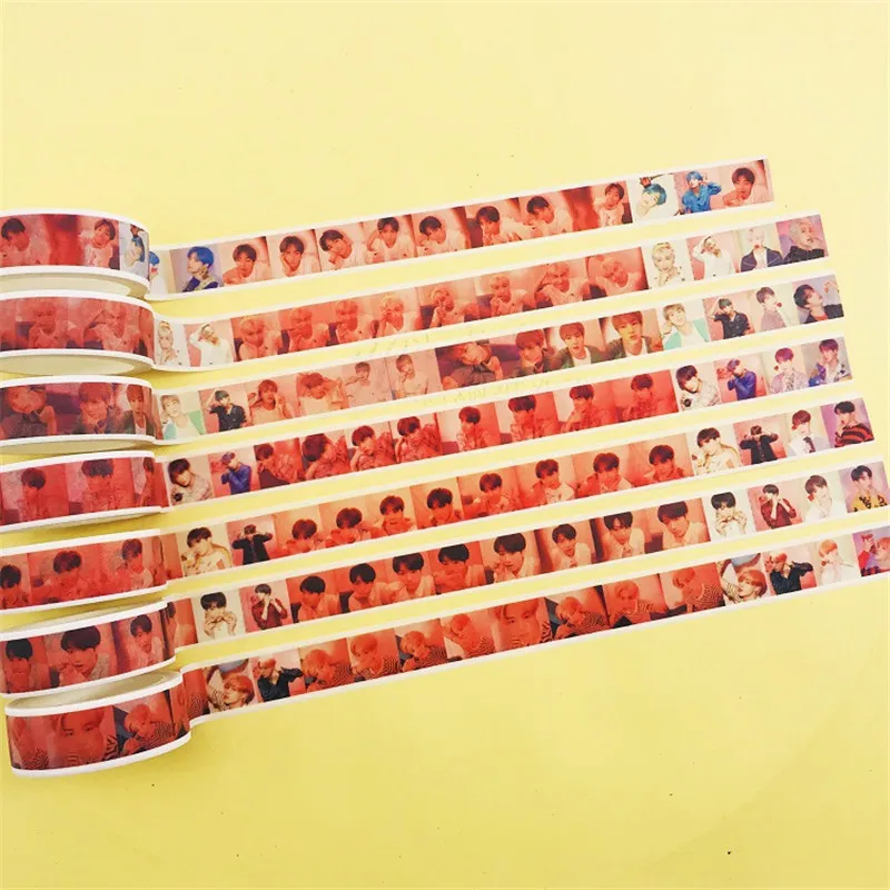 

MAP OF SOUL PERSONA Washi Tape Paper Maksing DIY Scrapbook Sticker Phone Book Note Decorative Adhesive Tape Costumes HF0230