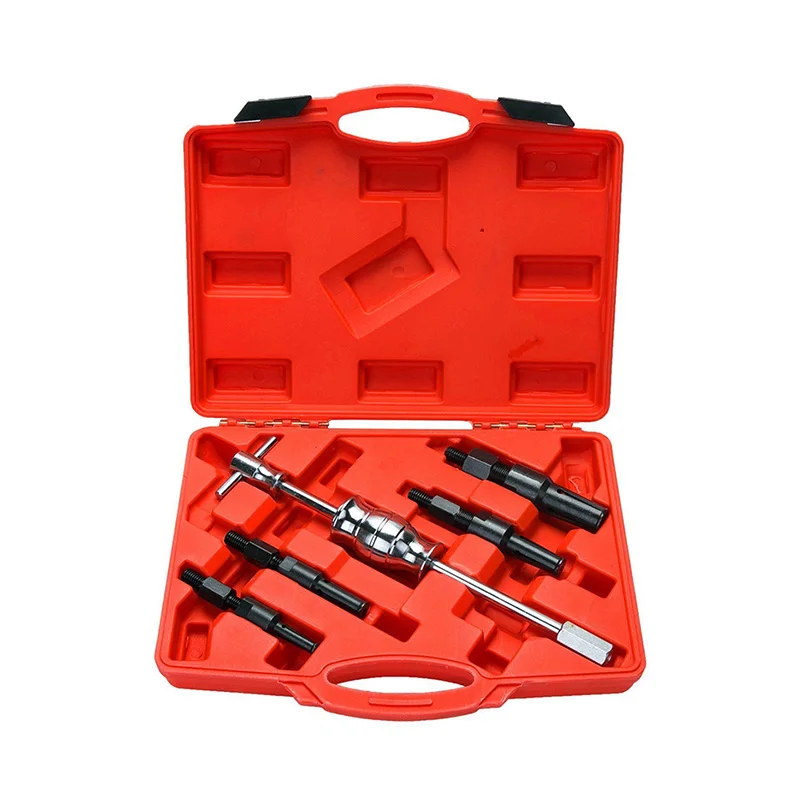 

5PCS Blind Hole Inner Bearing Puller Kit Internal Bearing Blind Hole Remover Extractor Puller Slide Hammer Tool Kit Set