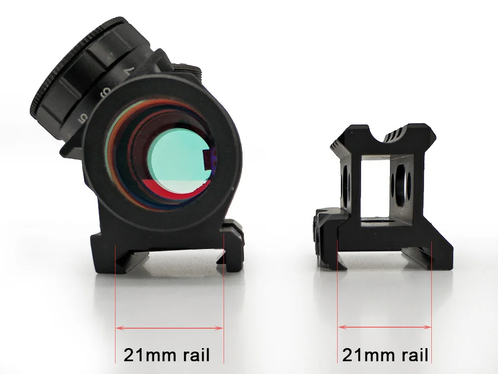 1x28 Красный точка зрения Riflescope быстрее скорость съемки гарантия оба глаза вид пиковая точность для пистолетов airgun пистолет область