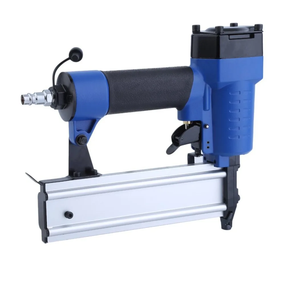 Pneumatic Air Nail Gun Straight Nail Gun Air Stapler Nailer 15-50MM Furniture Wire Stapler F50 Woodworking Pneumatic Air Power Pneumatic Air Nail Gun Straight Nail Gun Air Stapler Nailer 15-50MM Furniture Wire Stapler F50 Woodworking Pneumatic Air Power