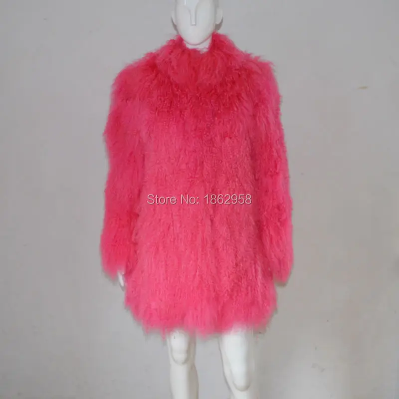 Ссылка SJ001 Высокое Качество Индивидуальный размер Заводская распродажа монгольское овечье меховое пальто