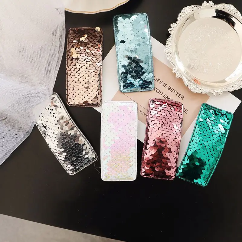 

2019 New Fashion INS Fish Scale Sequins Transparent Barrettes Hair Accessories Hair Clips For Women Candy Color Alloy Hairpins