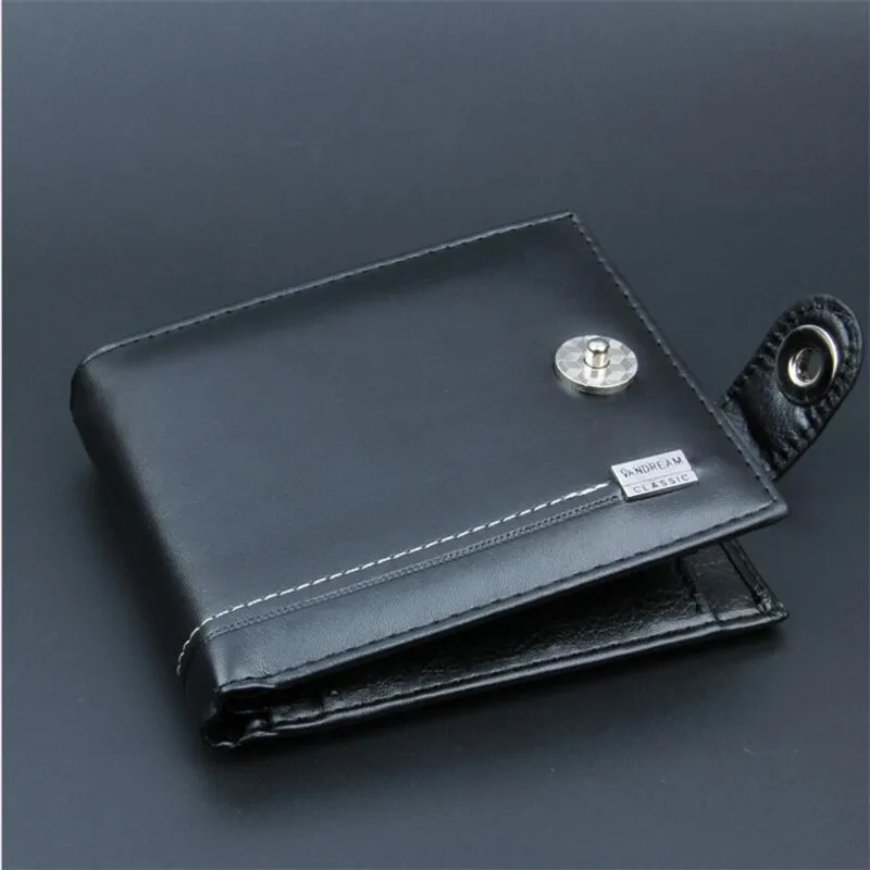 

Fashion Male Wallet Bifold Business Purse Coin Pocket Hot Sale Soft PU Leather Hasp Clutch Bags Quality Card Holder Wallet Men