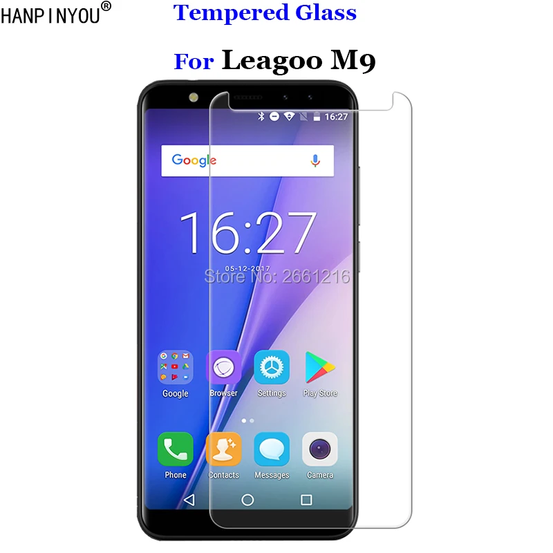 

For Leagoo M9 Tempered Glass 9H 2.5D Premium Screen Protector Film For Leagoo M 9 5.5"