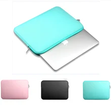 Fashion Soft Sleeve Laptop Bag Case For Ipad 7.9 9.7 Apple Mac Macbook Air Pro Ultrabook Notebook Bag 11.6 13.3 15.4 15.6