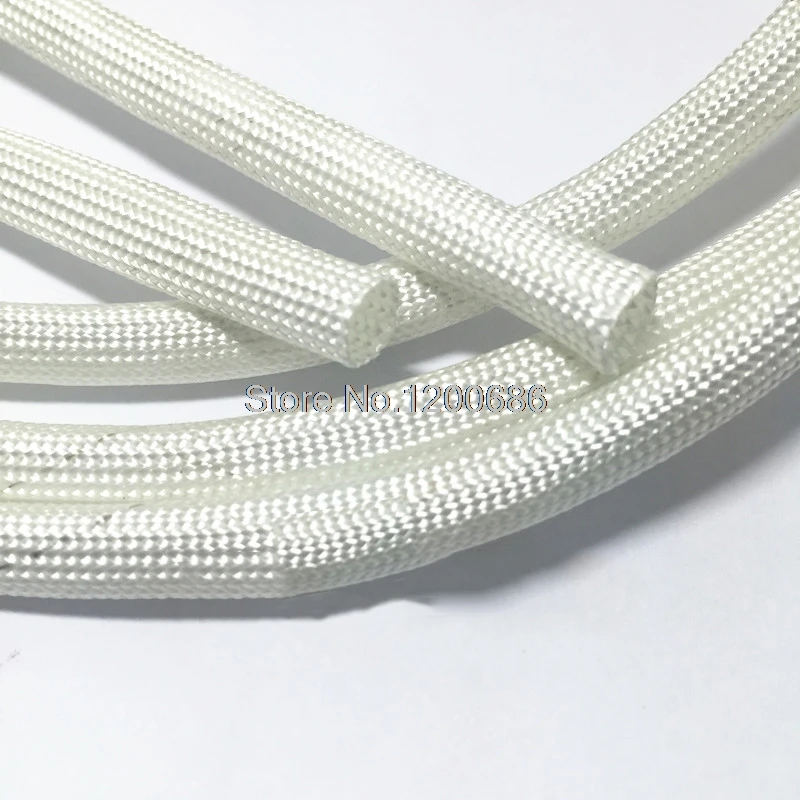 5m 5mm Electrical Wire Fiberglass Insulation Sleeving