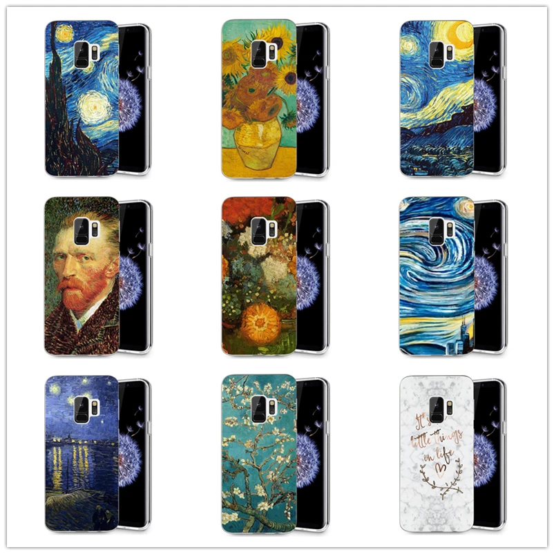 Роскошный чехол из ТПУ для Samsung Galaxy S3 S9 S9Plus S8 Plus S7 edge Note 8 с красочным пейзажем и