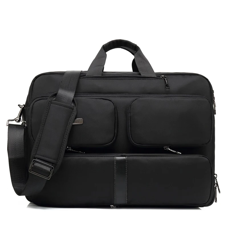 

Man Backpack 17.3 inch Hand Laptop Backpack Nylon Multifunction Waterproof Shoulder Backpack Large Capacity Business Bag