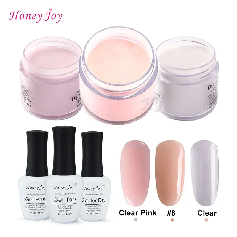4 in 1 Tool Kits 28g/Box Nude Pink Dipping Powder Without Lamp Cure