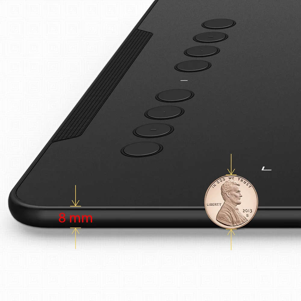 XP Pen Deco 01 графический планшет цифровой с без батареи стилус и 8 клавиш быстрого