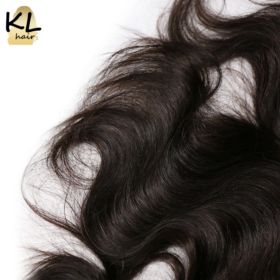 KL Hair объемная волна 13x6 ухо к уху фронтальная кружевная застежка с детскими волосами предварительно выщипанные человеческие волосы бразильские волосы remy отбеленные узлы