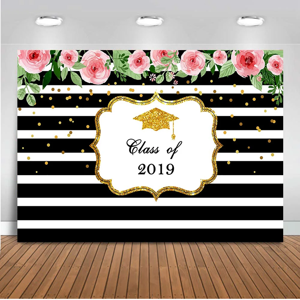 Kelas 2019 Latar Belakang Untuk Fotografi Wisuda Pesta Dekorasi