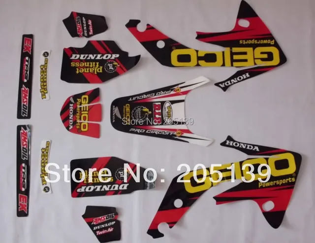 crf150r racing 3m graphic