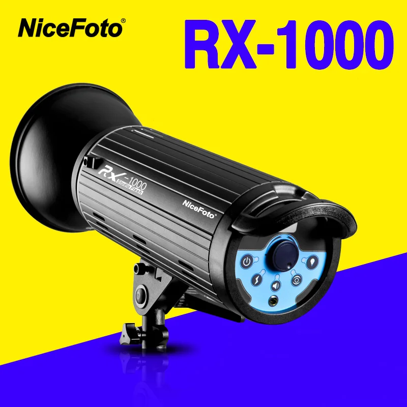 

NiceFoto RX-1000 1000W Studio Flash fast recycling time RX1000 Studio photography studio light lamp touch button