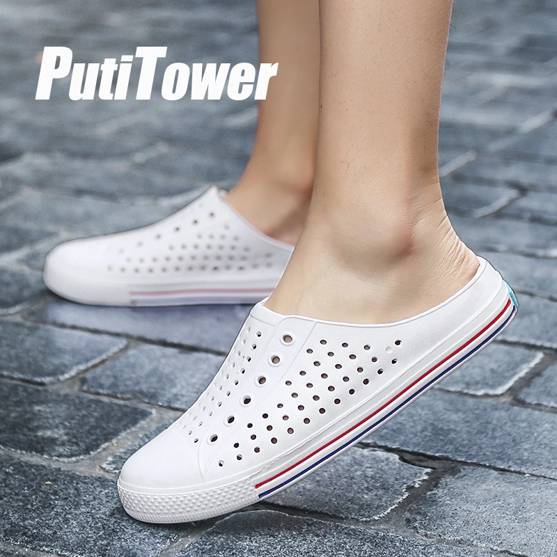 

Women Flat Slippers Outdoor Water Shoes Men Summer Soft Sandals Garden Clogs Female crocse Chaussure Femme Zapatillas Hombre